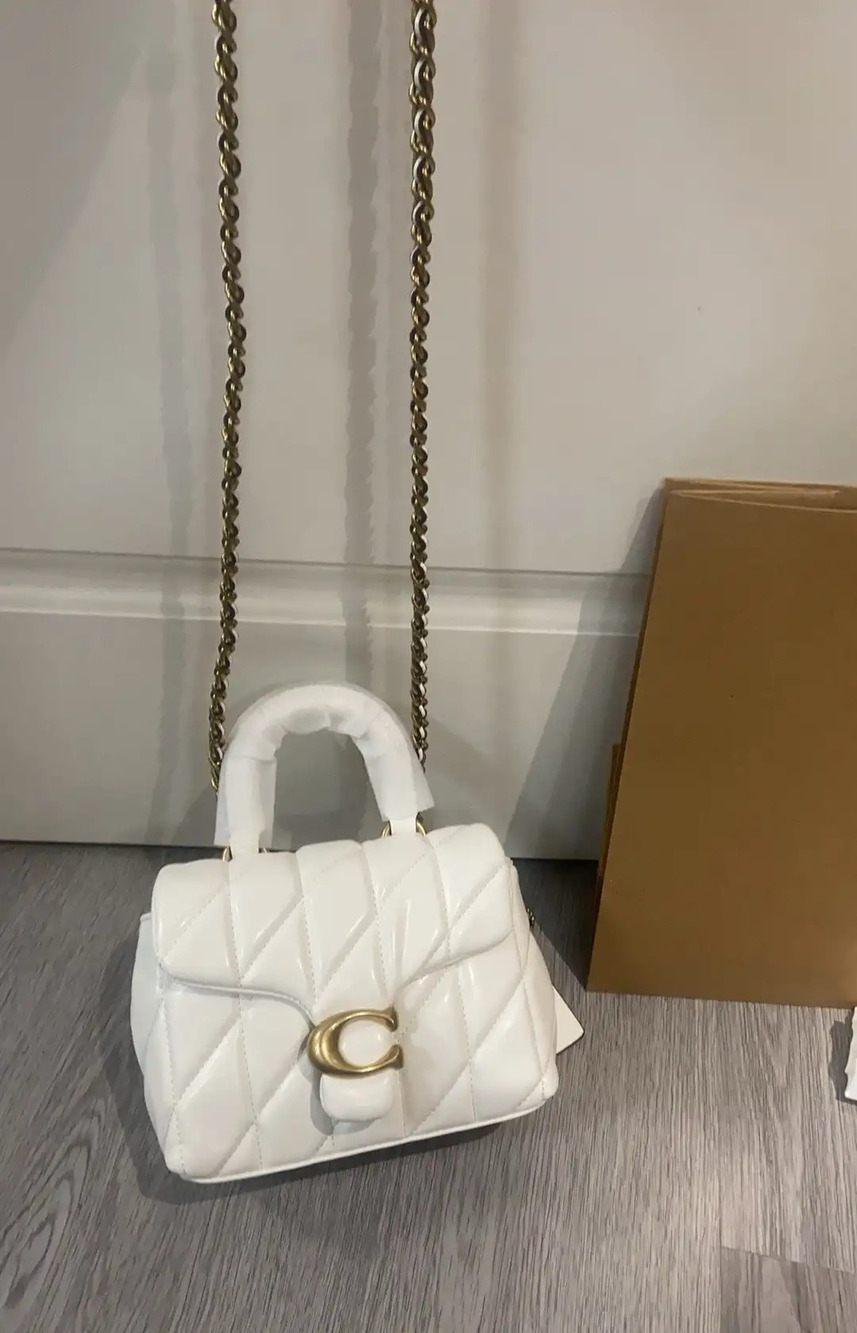 Coach Classic white crossbody bag